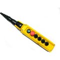 Springer Controls Co T.E.R., F70EY12000400002 MIKE Pendant, 6 Button, Yellow, 2-Speed Buttons F70EY12000400002